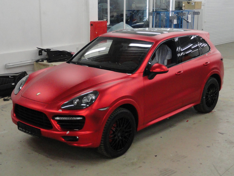 porsche в красном хроме porsche в красном хроме